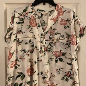 FLORAL DRESS CAUSAL SHIRT